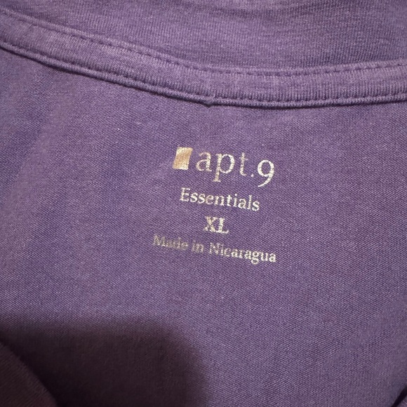 Apt 9 XL Women's Purple Top - Picture 7 of 9
